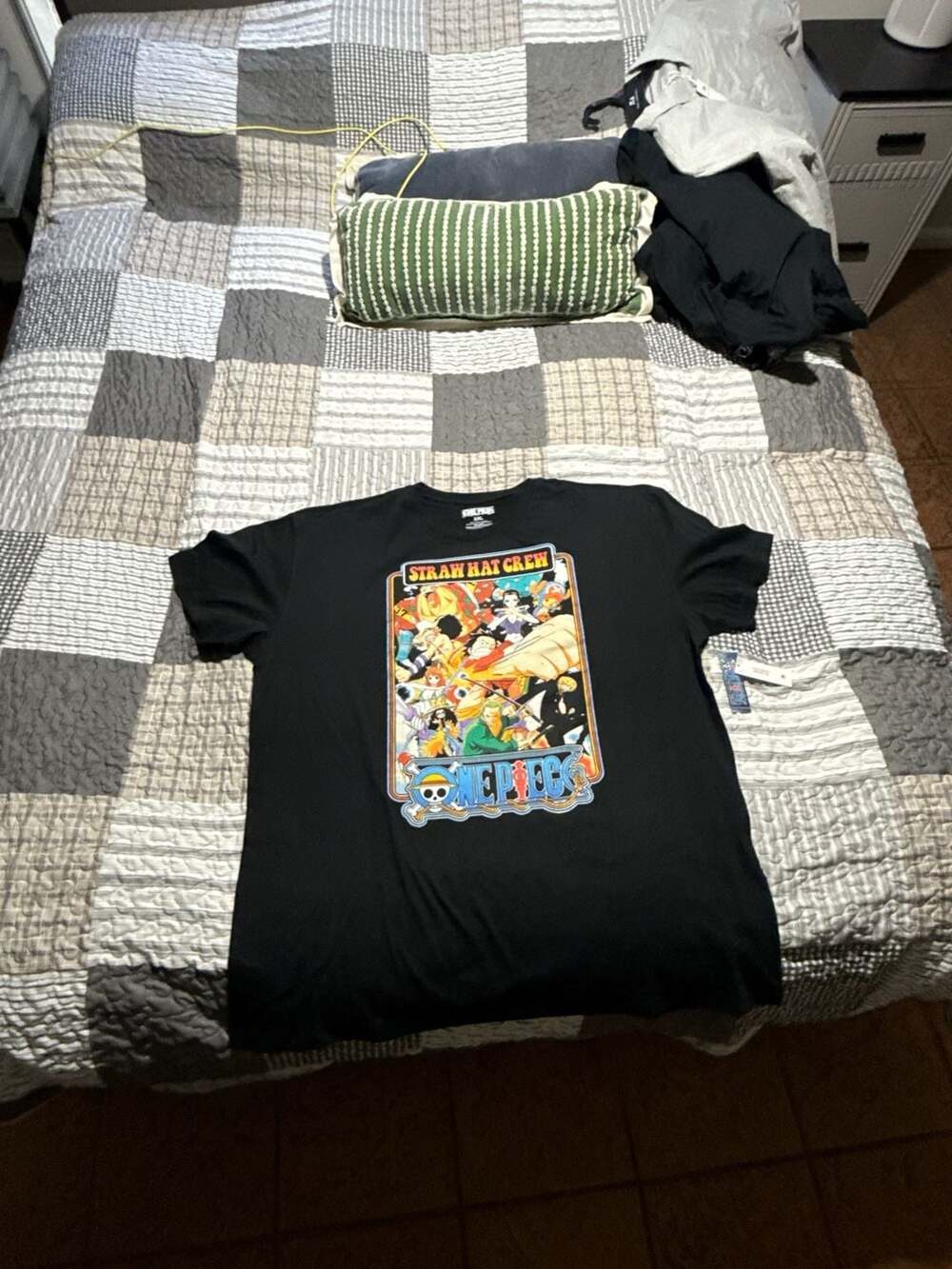 One Piece Straw Hat Crew Group Portrait Graphic T-Shirt 2XL